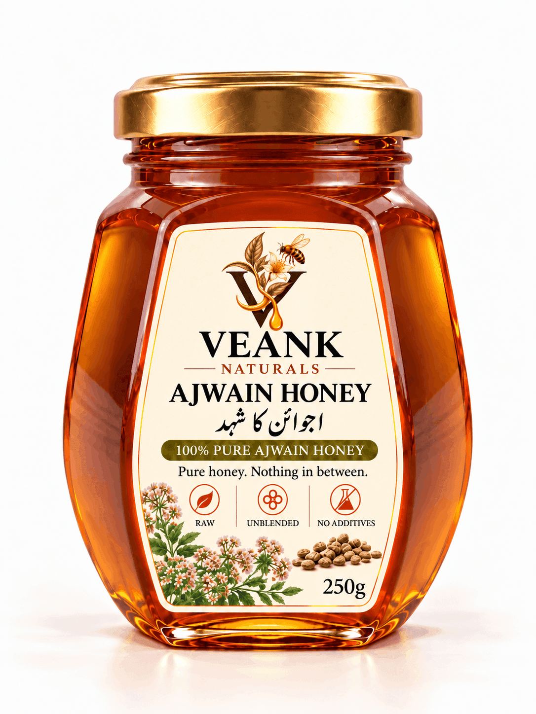 Ajwain Honey – Gift Jar